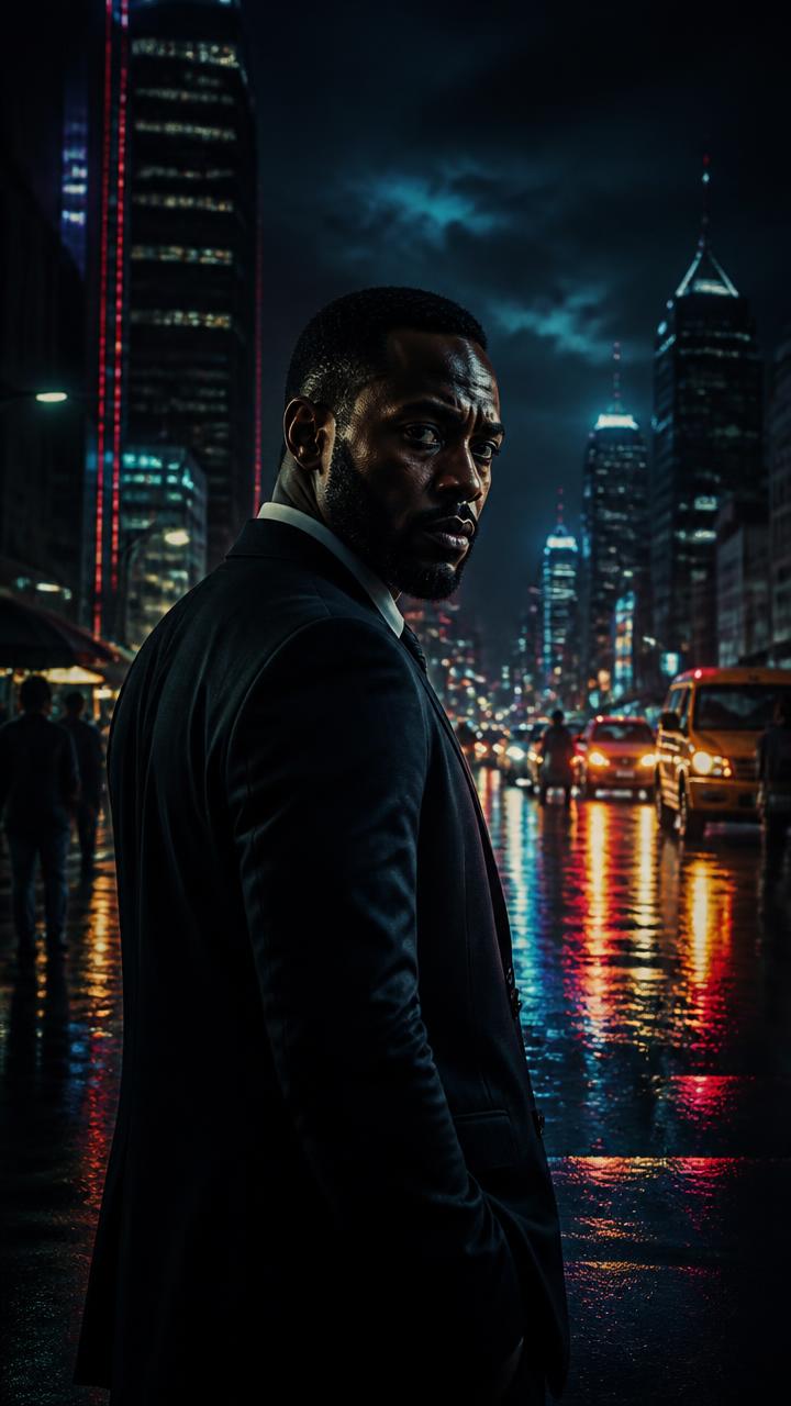 Affiche de la mini-série Lagos Minuit